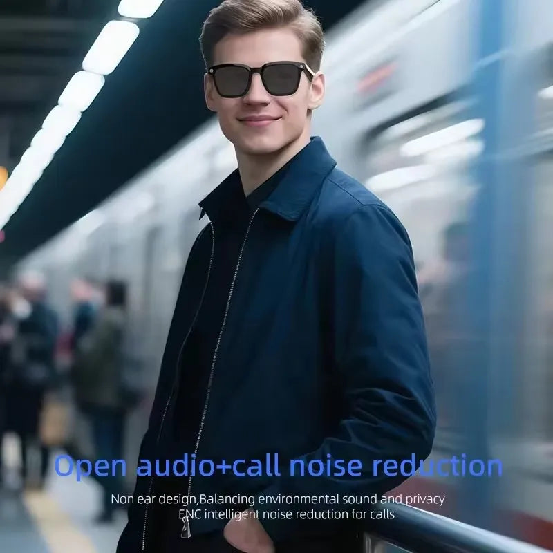 Lenovo AI Smart Glasses — 8MP HD Camera, 4K, AI Translation, Bluetooth Calling & Music