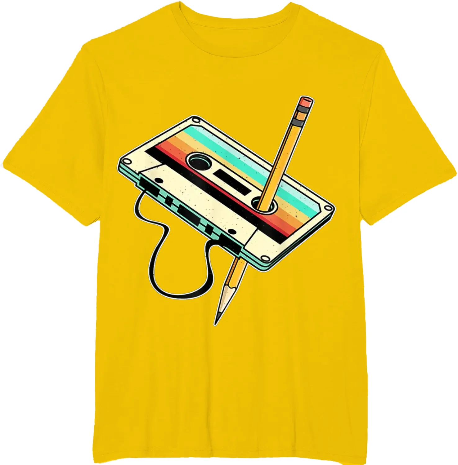 80s Cassette Tape Retro Graphic T-Shirt — Vintage Nostalgia Tee