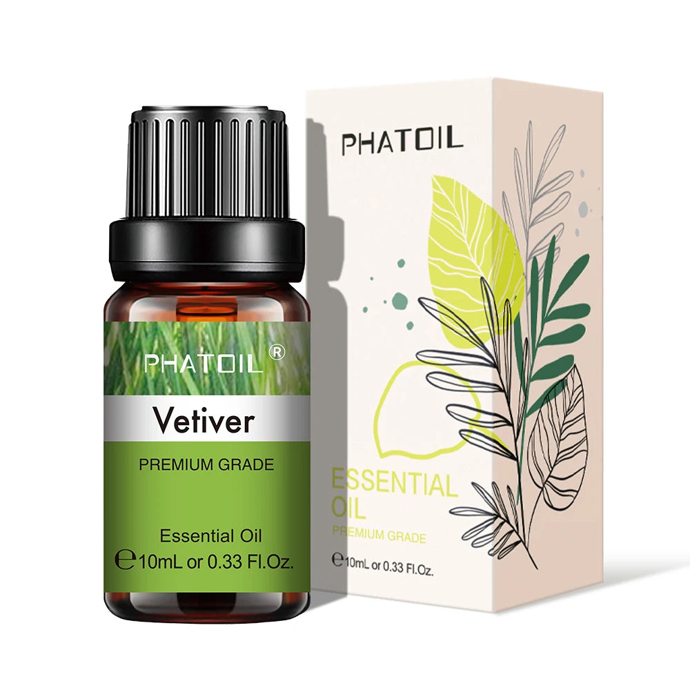 Pure Plant Essential Oil 10ml – Aromatherapy Oil for Diffusers, Humidifiers & DIY, 37 Scents