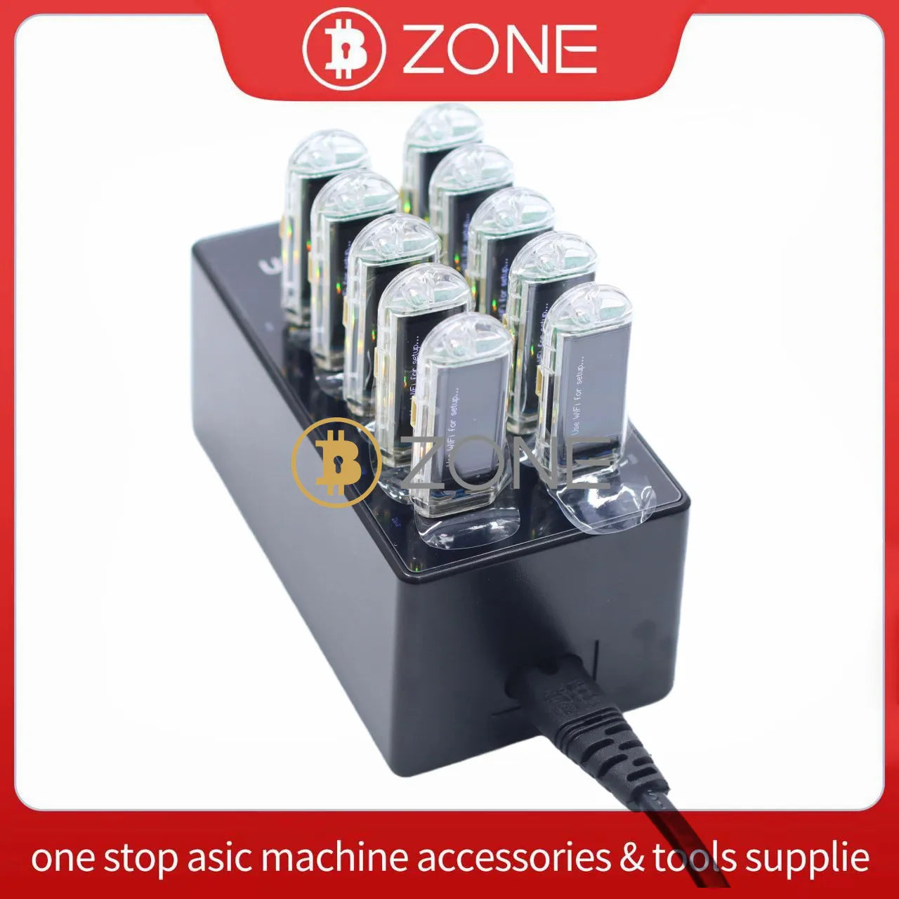 10-Pack USB Bitcoin Miner — 74KH/s Nerd Miner V2