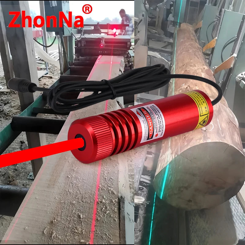 520nm Industrial Laser Locator – Cross, Line & Point Laser for Wood, Stone & Aluminum
