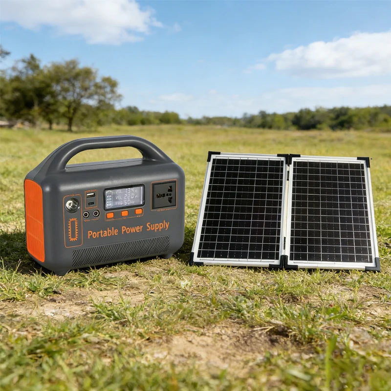 400W Portable Power Station Solar Generator — Off-Grid Power for Camping & Outdoors