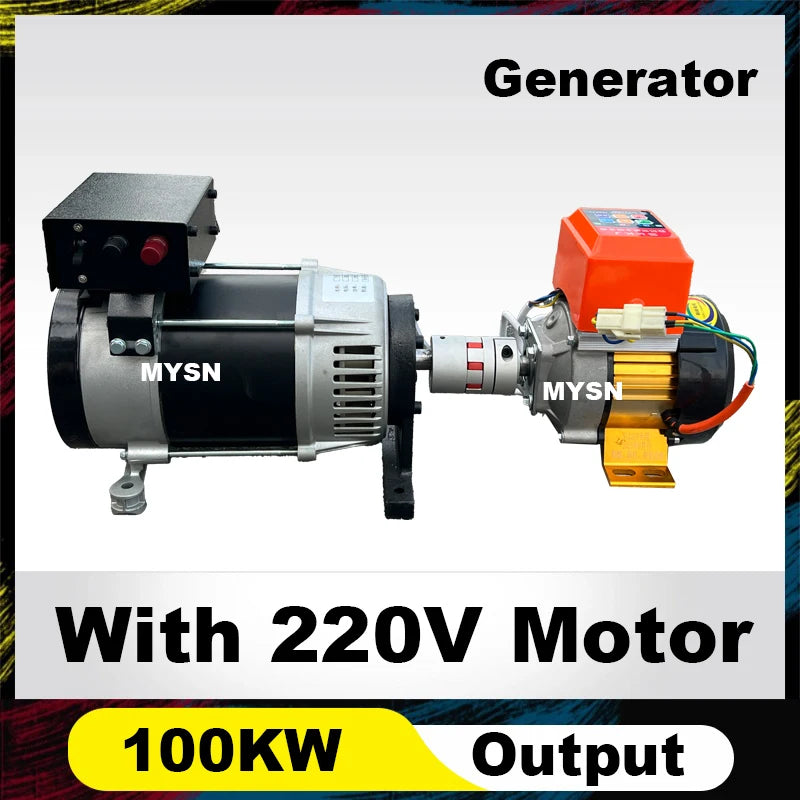50KW Permanent Magnet Generator — Low-RPM Alternator for Wind, Hydro & Off-Grid Power