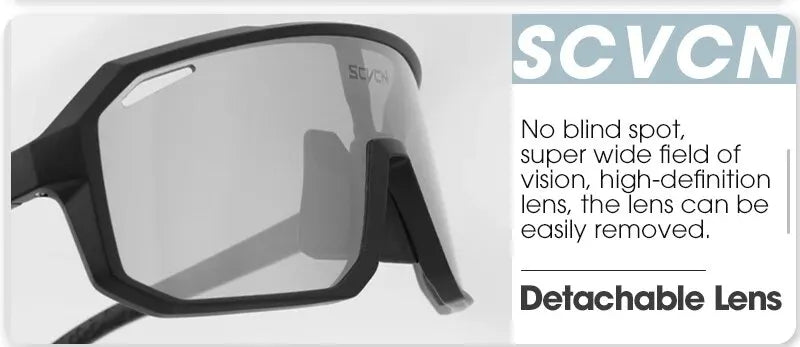 Photochromic Cycling Sunglasses | Men Women Mountain Bike Road Outdoor Sports Hiking Goggles