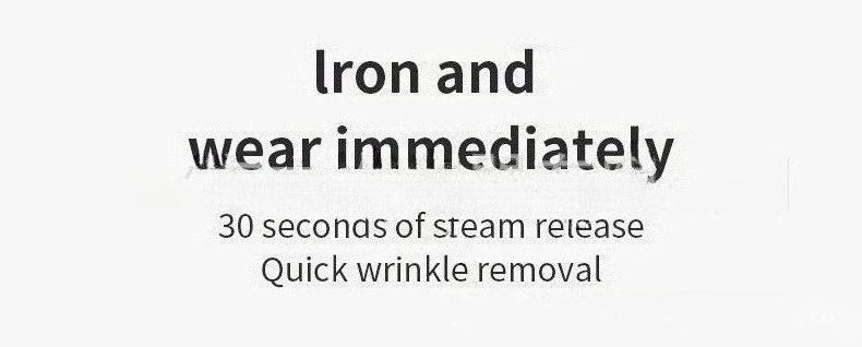 Portable Handheld Garment Steamer & Travel Iron