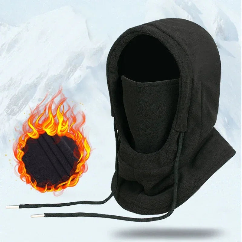 Unisex Fleece Thermal Balaclava — Windproof Winter Face Mask