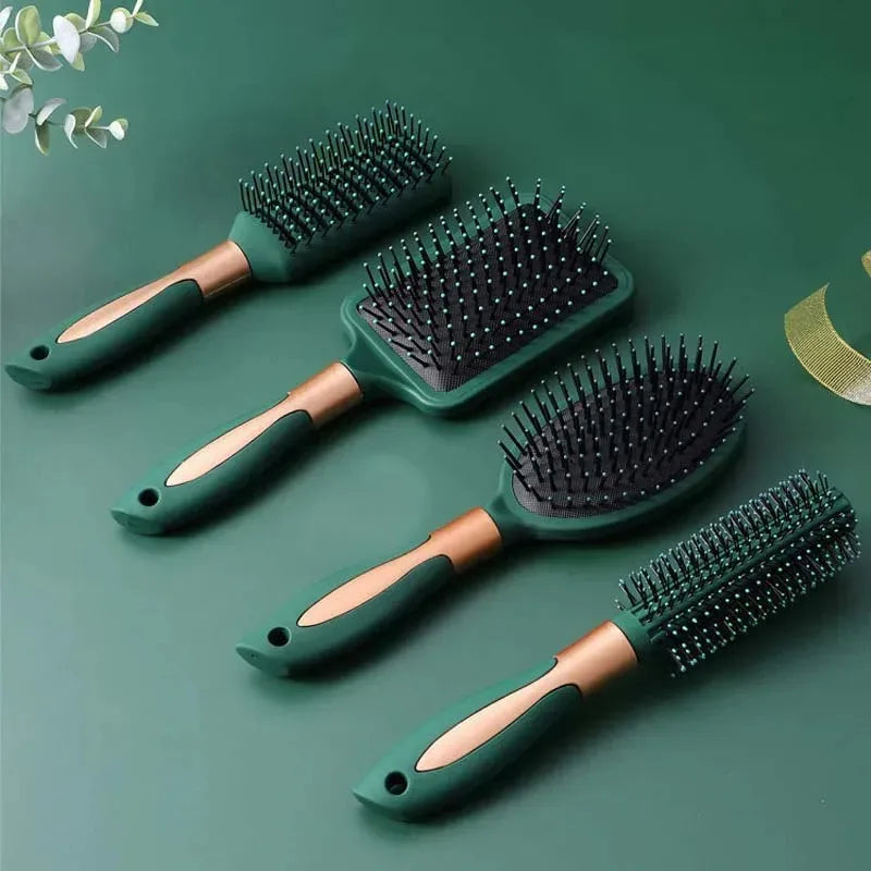 Anti-Static Air Cushion Comb – Scalp Massage & Exfoliating Salon Hair Tool
