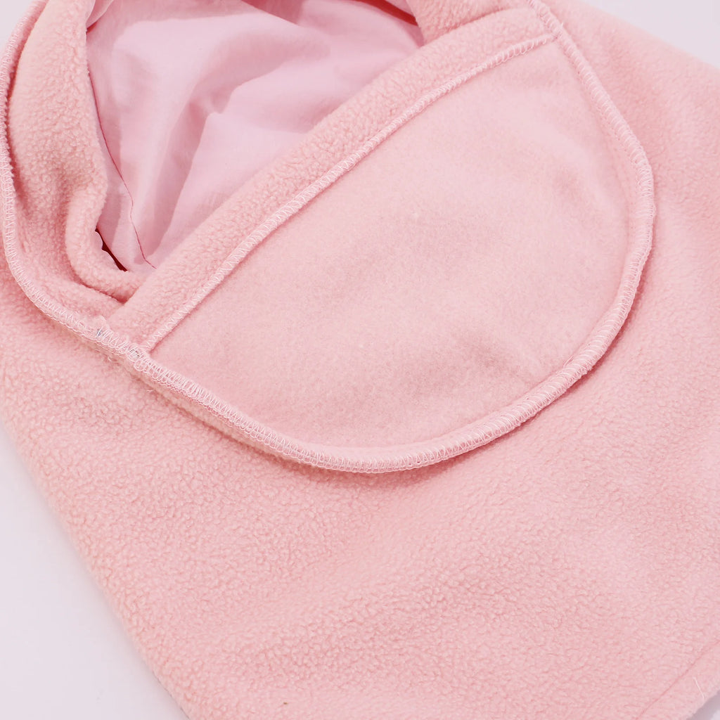 Kids' Fleece Winter Hood with Face and Neck Cover