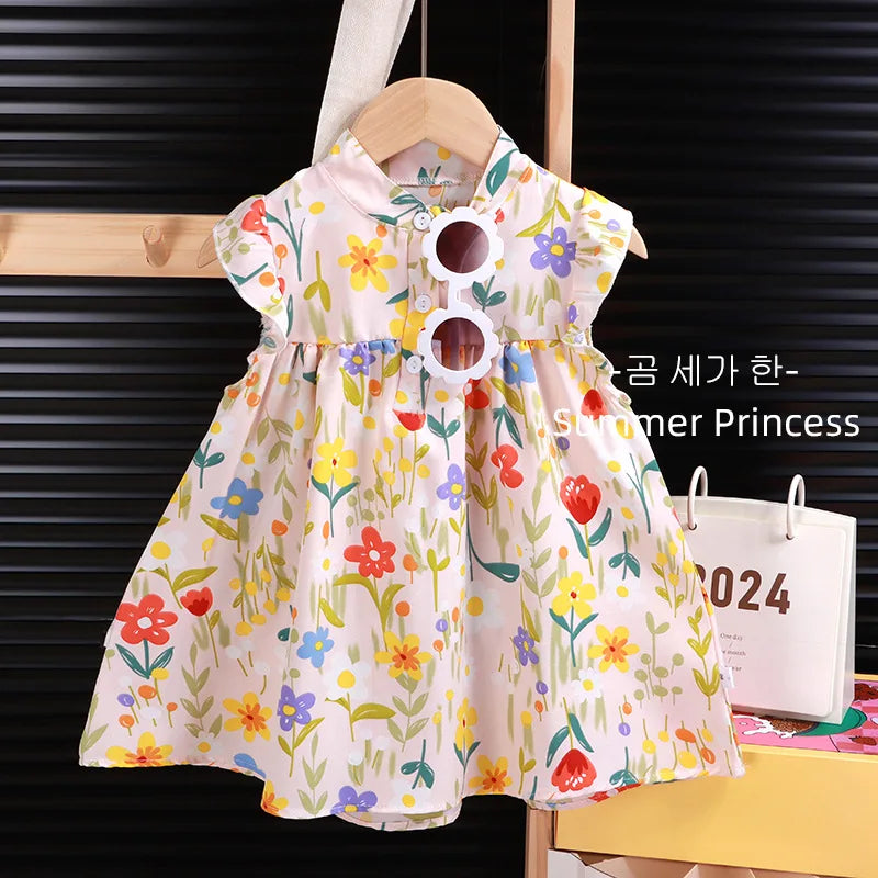Baby Girls A-Line Beach Dress — Soft Breathable Holiday Dress (2025)
