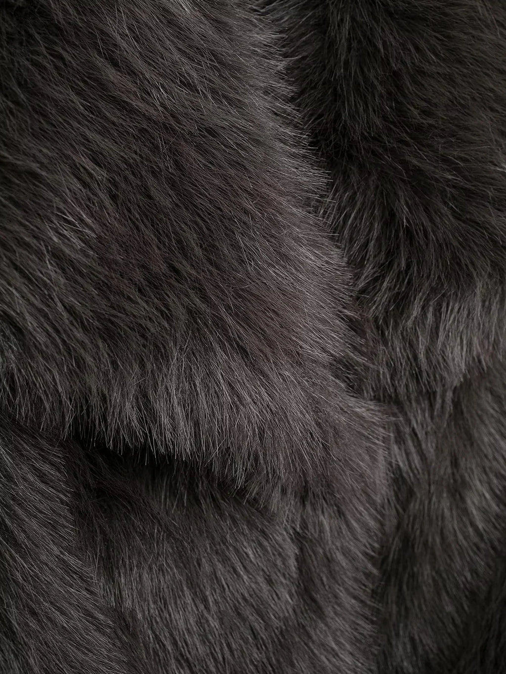 Women's Oversized Faux Fur Jacket – Single-Breasted Elegant Warm Coat