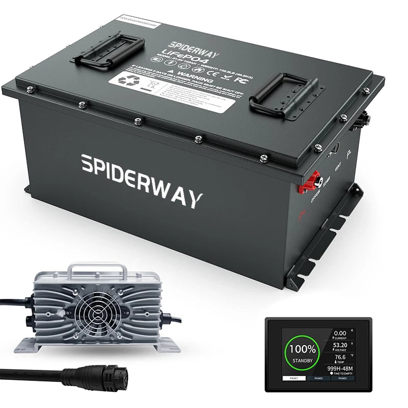 48V 105Ah LiFePO4 Battery for Ryobi Riding Lawn Mower – 6000+ Cycles, IP67, 12-Year Warranty