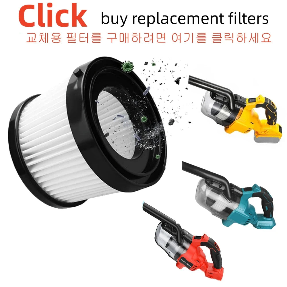 5-in-1 Handheld Electric Vacuum Cleaner – 400W Powerful Motor, 46 CFM for Floor, Carpet & Car