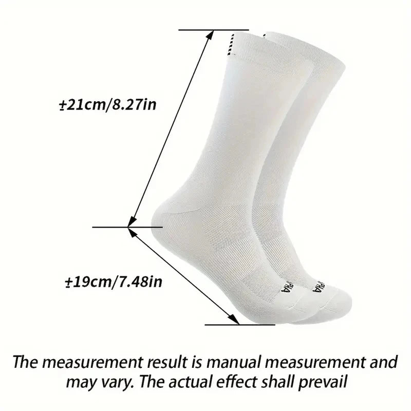 Cycling Socks for Men & Women, 4-Pair Pack