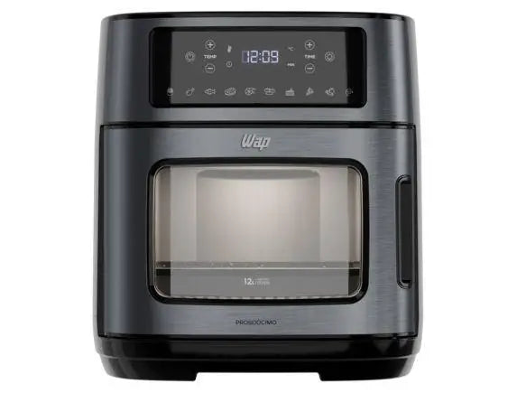 WAP Airfry 12L Digital Air Fryer Oven – Black & Stainless Steel with Timer (WAOD2), 220V