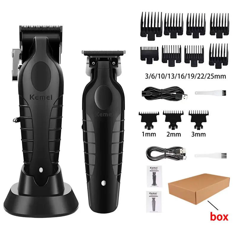 Professional Hair Clipper & Trimmer Kit — Electric Shaver for Men, Multiple Models