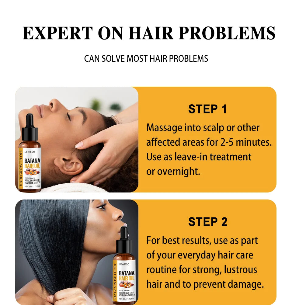 Batana Oil for Fast Hair Growth — Men & Women