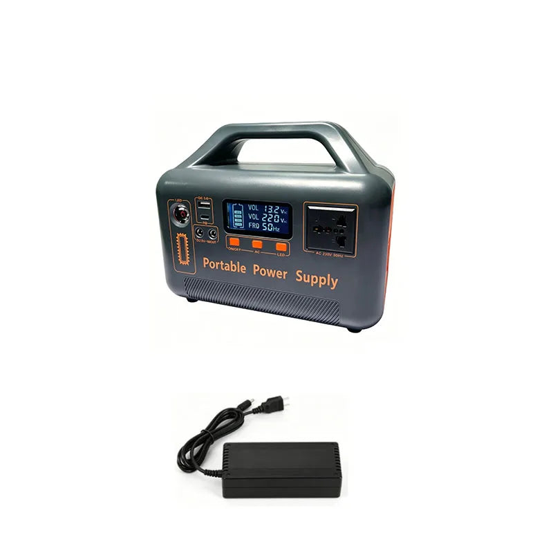 500W Portable Power Station — Multi-Output Solar Generator for Outdoor & Emergency Use