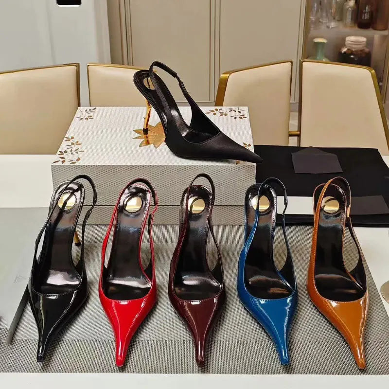 Women's Stiletto Pointed Toe Party Sandals — Sizes 34-48