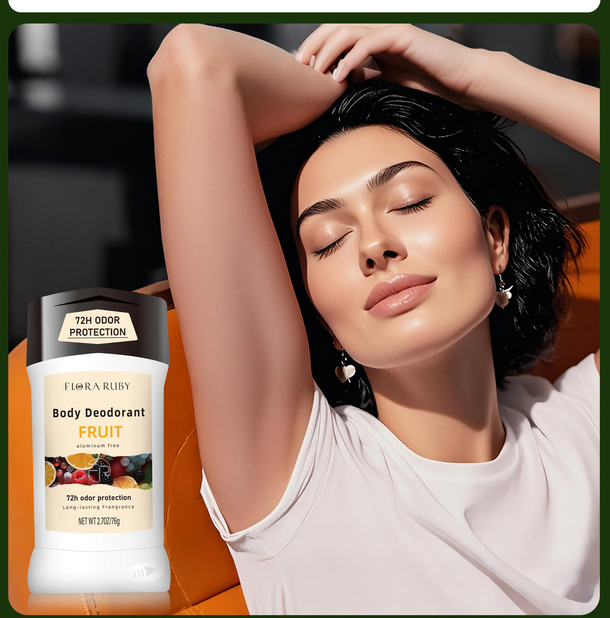 72H Deodorant Stick – Forest Scent Unisex Body Care 76g