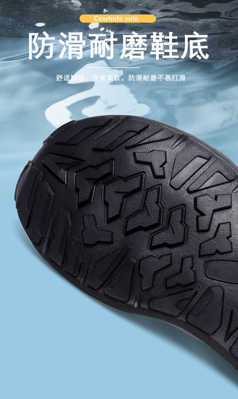 Men's Handmade Breathable Beach Sandals – Lightweight Soft Sole Outdoor Sandals