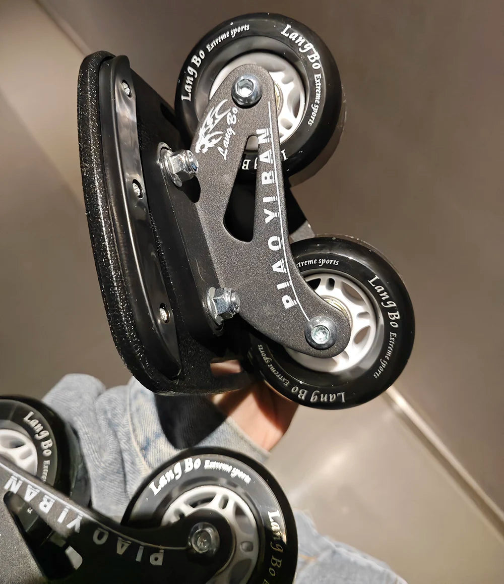 Aluminum Alloy Mini Drift Short Board Roller – 1 Pair Skateboard for Tricks & Street Skating