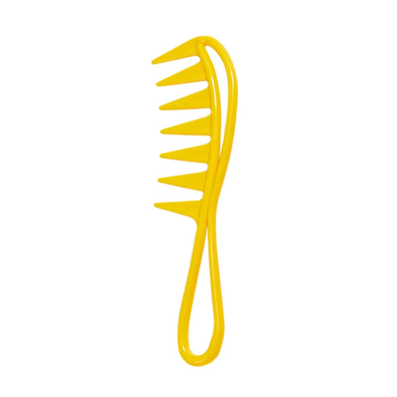 Wide Tooth Retro Oil Head Comb – Antistatic Detangling Comb for Curly & Straight Hair
