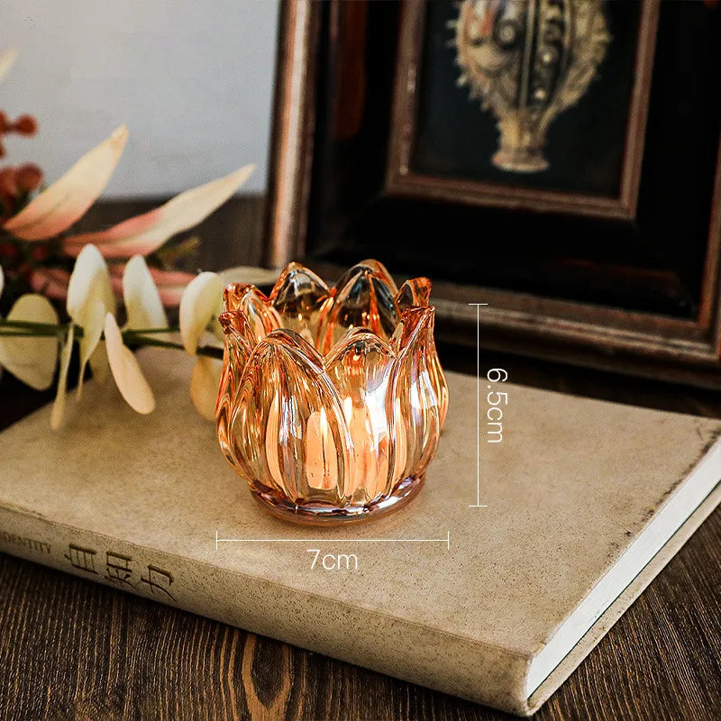 Tulip Glass Aromatherapy Candle Holder