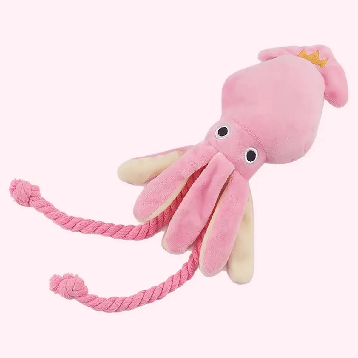 Octopus Plush Rope Toy — Interactive & Bite-Resistant