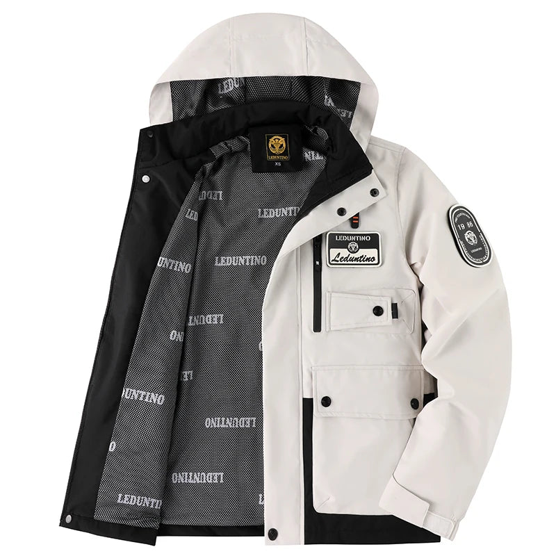 Men's Detachable-Hood Lightweight Jacket
