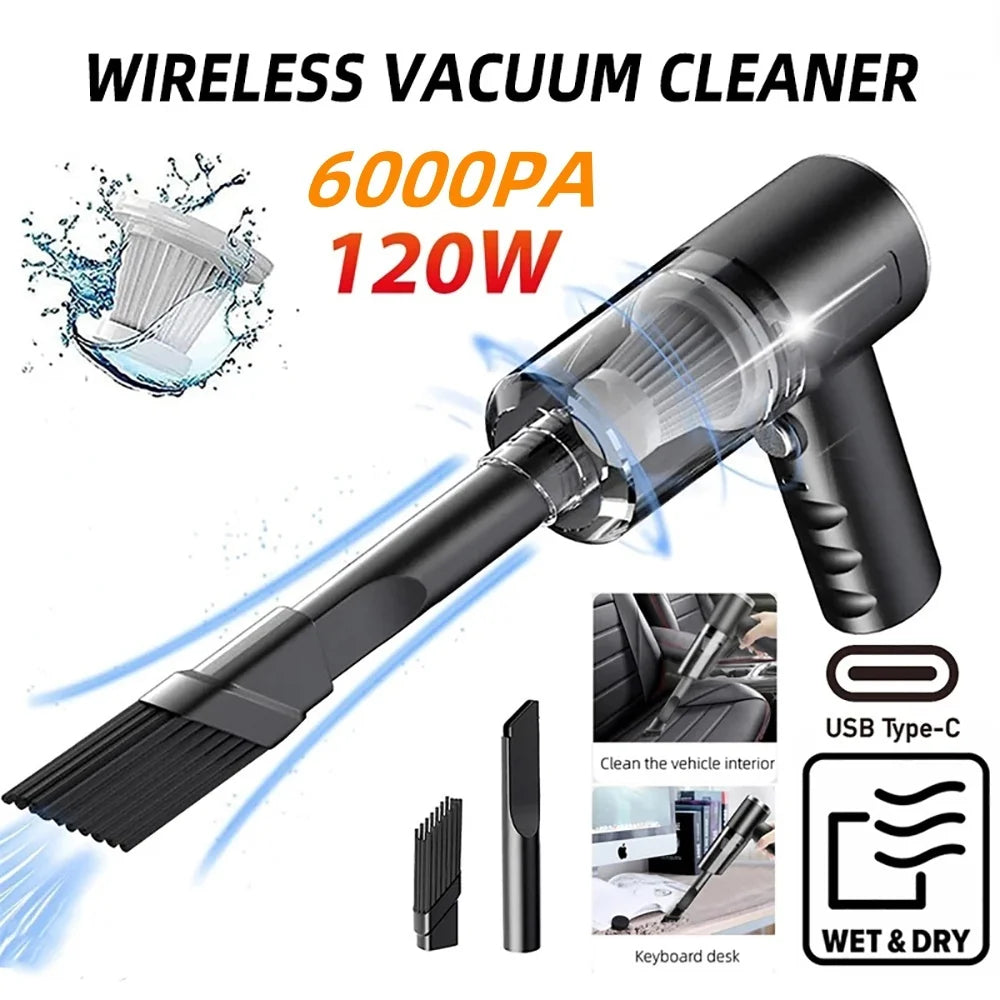 USB Rechargeable Handheld Vacuum – Car & Home