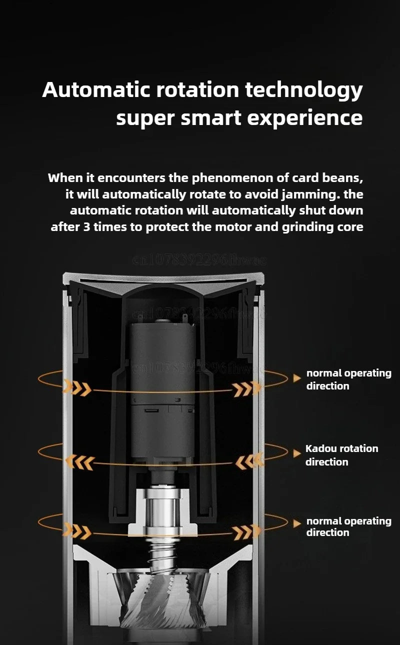 TIMEMORE Whirly 01s USB Portable Electric Coffee Grinder – Automatic Hand-Brewed Bean Grinder for Home & Travel