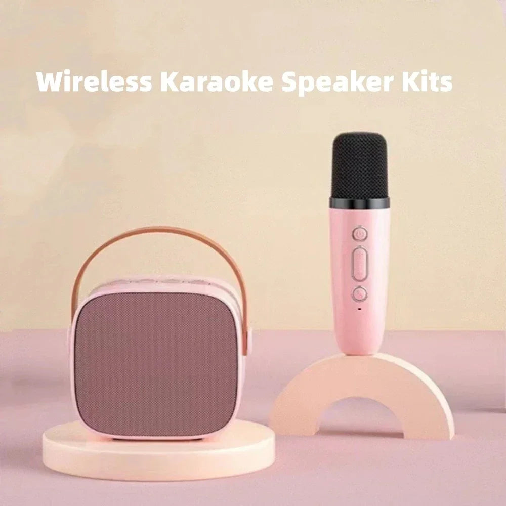 Wireless Dual Microphone Karaoke Machine — Bluetooth HIFI Speaker