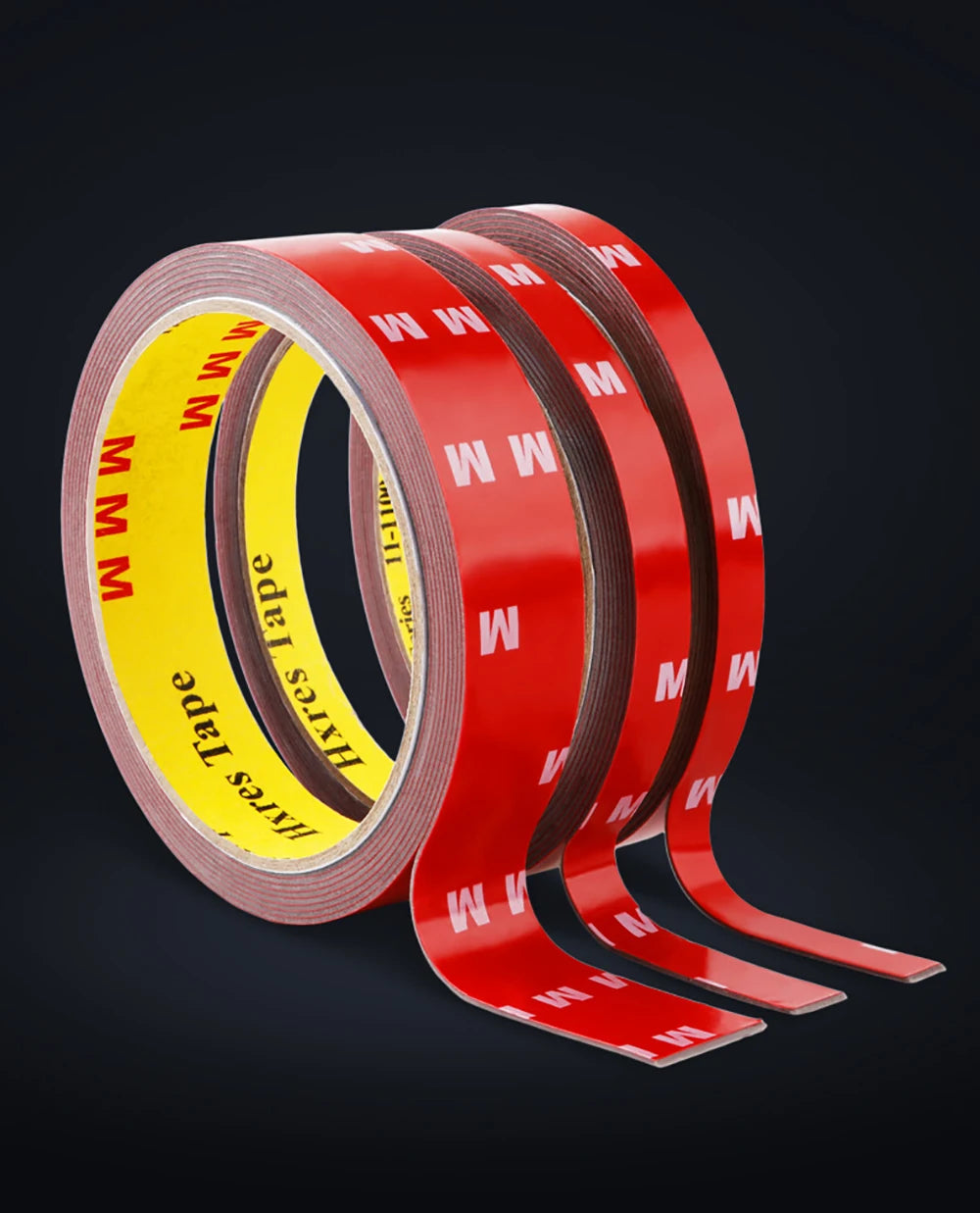 Stick It. Leave It. Forever. — iLMH Extra Strong Acrylic Foam Double Sided Tape | 3m, Waterproof, High Viscosity, 7 Widths, 1–4 Roll Pack