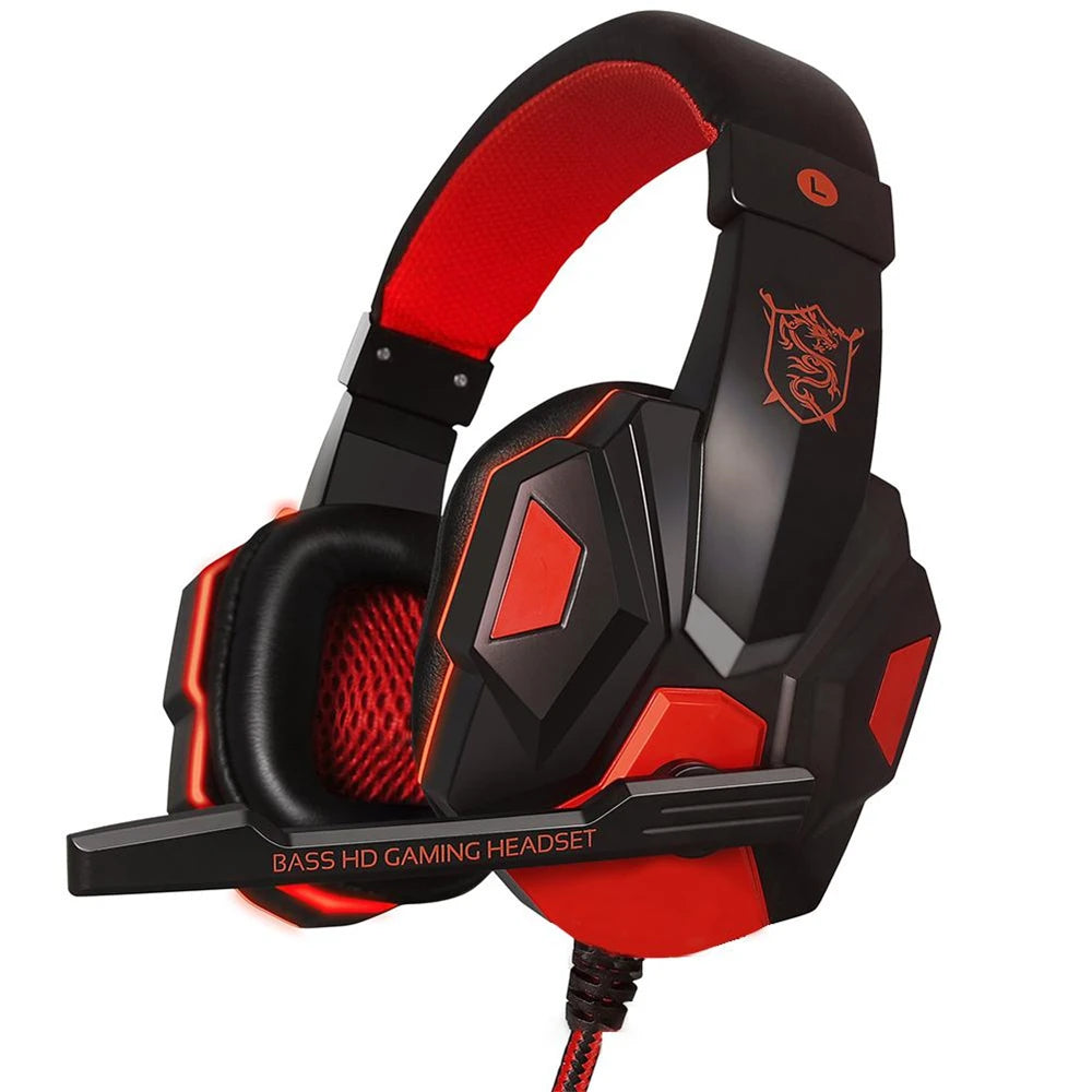 Wired Gaming Headset with Noise-Cancelling Mic — 120° Adjustable for PS4, PS5, Xbox, PC & Smartphone