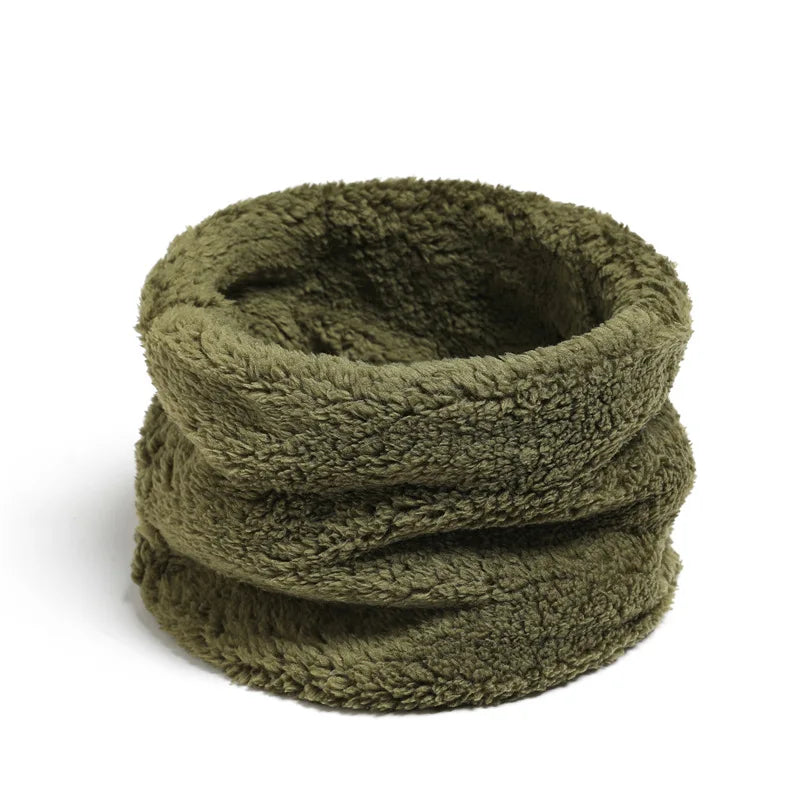 Winter Plush Ring Scarf — Warm Neck Warmer Unisex