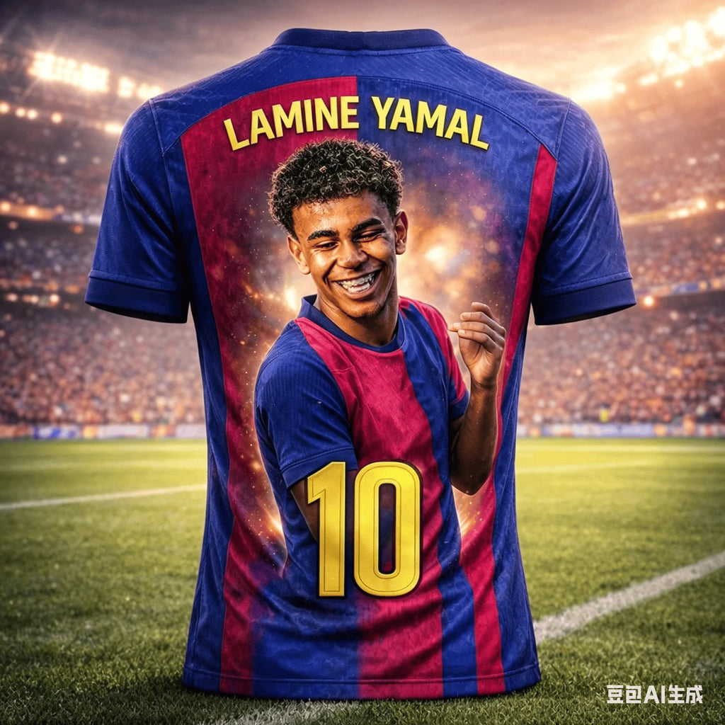 Lamine Yamal #10 Barcelona Soccer Fan T-Shirt — Short Sleeve Streetwear Tee