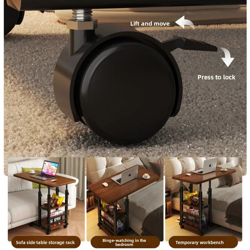 Bedside Laptop Holder & Reading Desk — Portable Bedside Table Board for Writing, Office & Computer Use