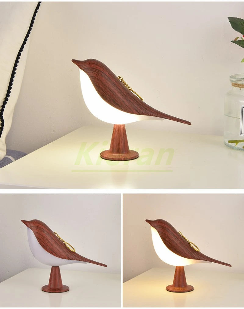 Bird Touch Lamp – Dimmable Tricolor Lighting