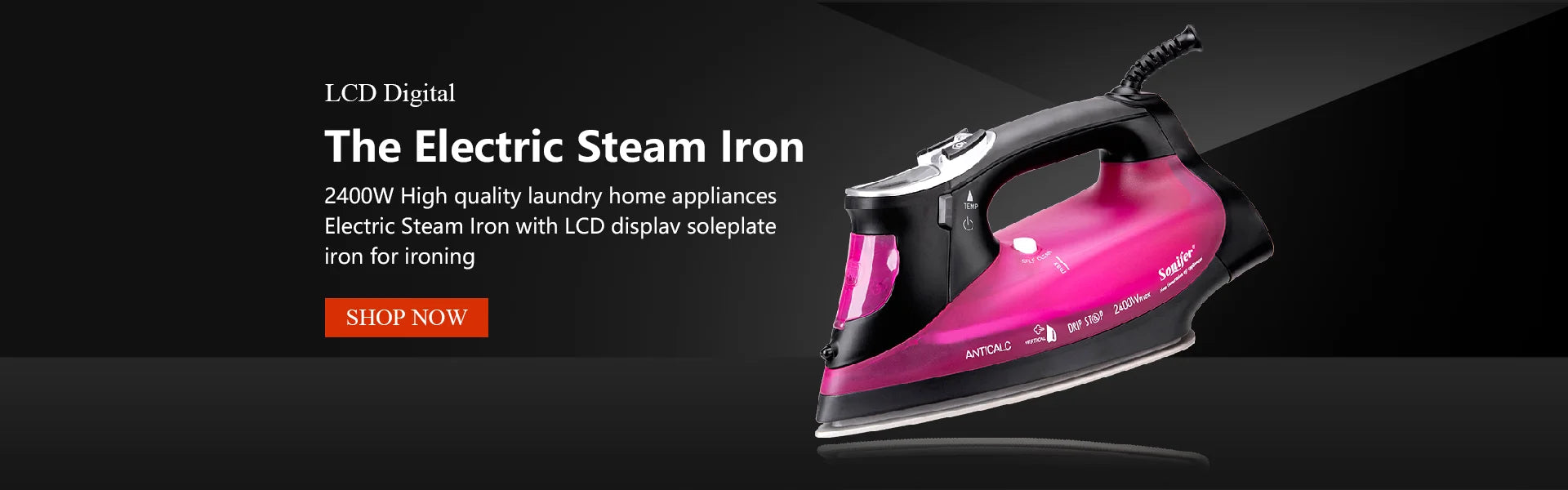 Portable Mini Steam Iron & Garment Steamer — Adjustable Ceramic Soleplate (v2)