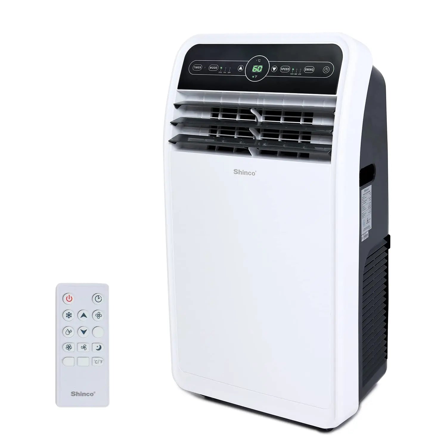 12000 BTU Portable Air Conditioner WiFi Cool Fan Dehumidifier 450 SqFt Remote 24H Timer Install Kit, Custom