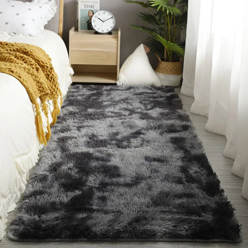 Fluffy Area Rug – Nordic Style Non-Slip Bedroom & Living Room Carpet, 8 Colors & 7 Sizes