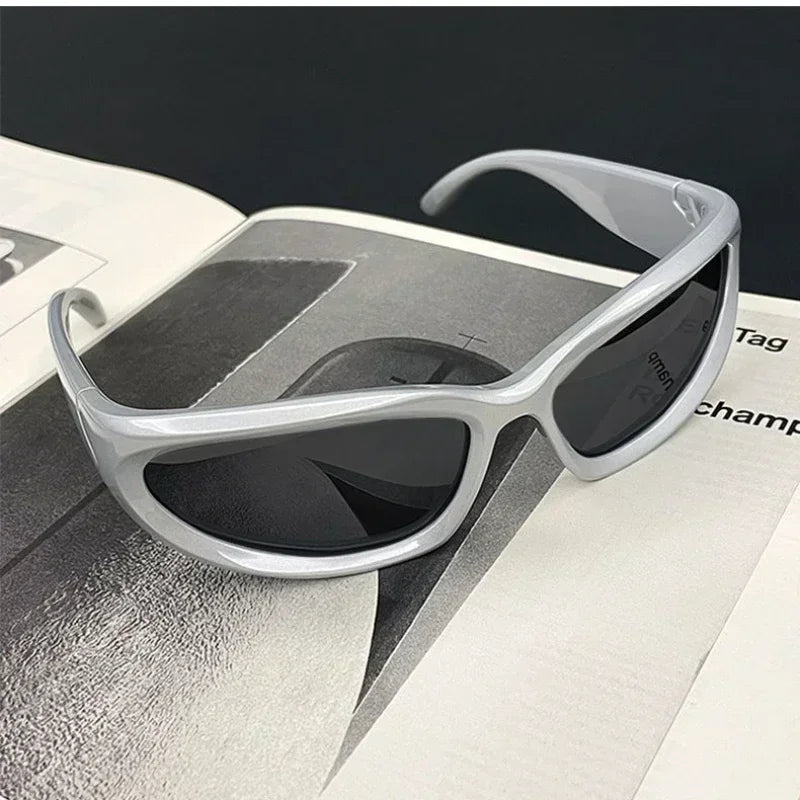 Y2K Sport Cycling Sunglasses | Luxury UV400 Fashion Eyewear Goggles for Men & Women