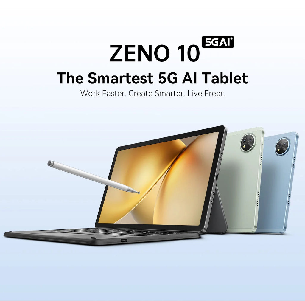 Blackview Zeno 10 5G AI Tablet – 11" FHD+, 8GB RAM, 128GB, 8800mAh, Widevine L1