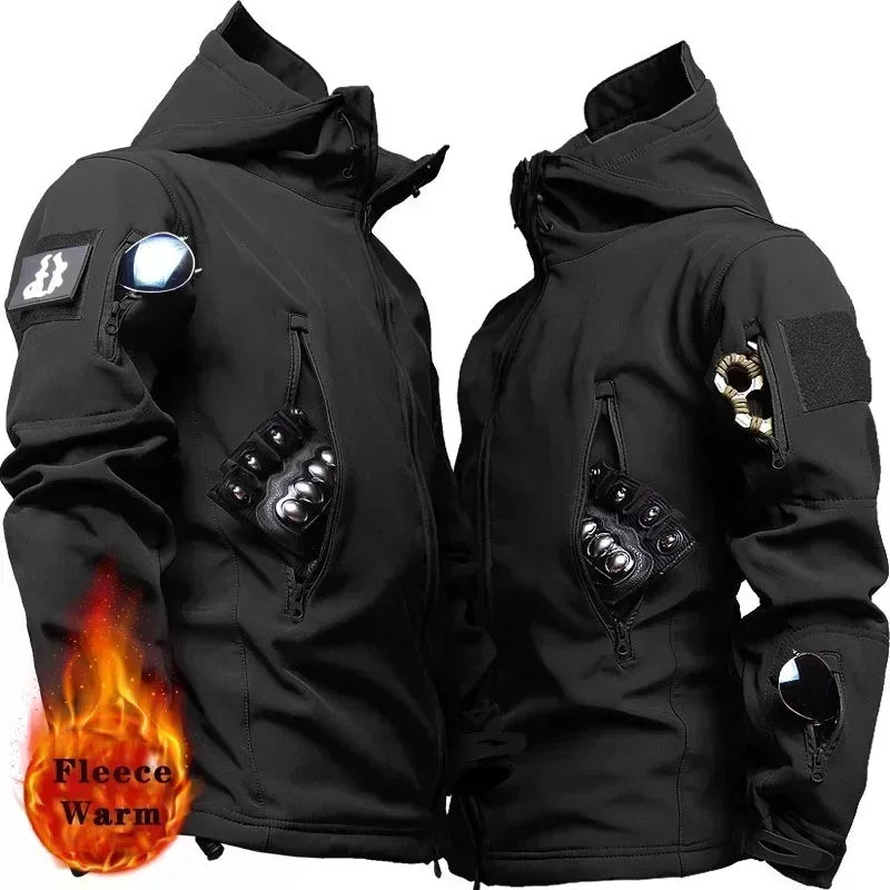 Men's Tactical Fleece Set – Waterproof Soft Shell Jacket & Pants