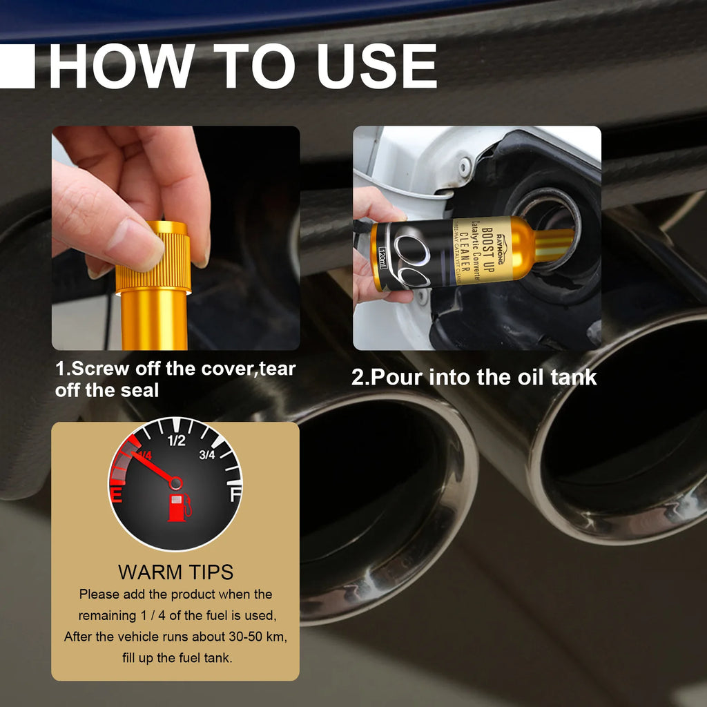 Car Catalytic Converter Cleaner – Engine CSV Clean Accelerator Catalyst Treatment (Multi-Pack)