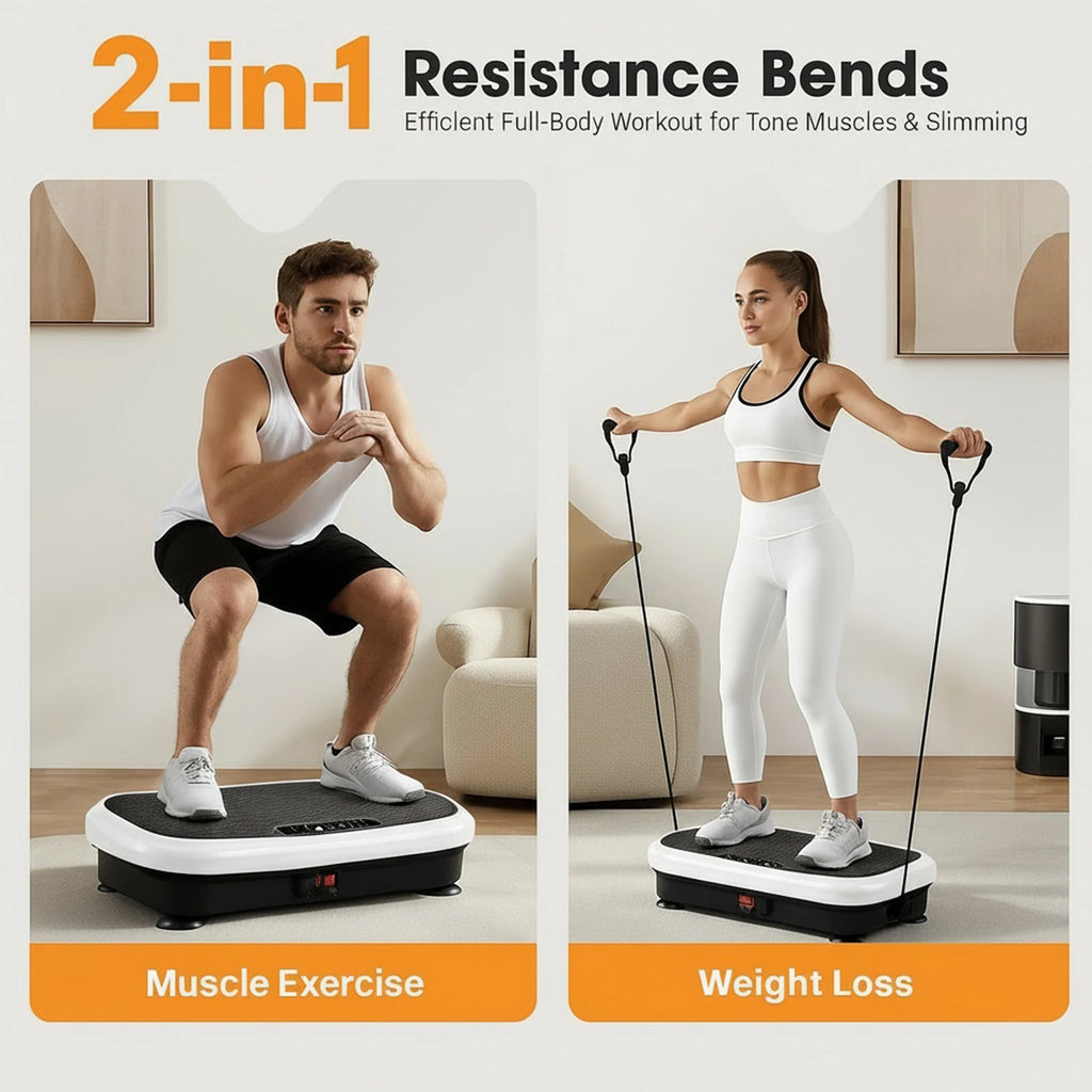 Fat Shaking Bluetooth Full Body Vibration Machine — Adjustable Speed Home Training Platform