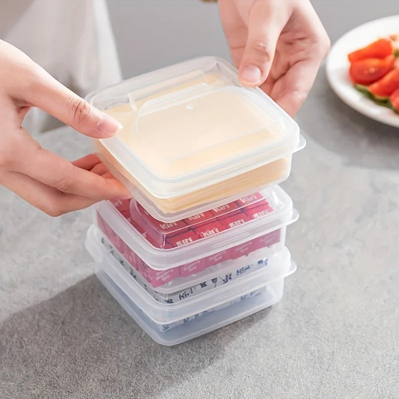 Cheese & Butter Storage Box with Flip-Top Lid