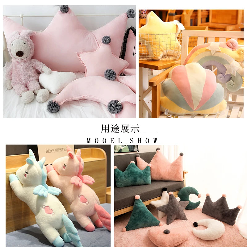 Solid Color Short Plush Velvet Fabric – Super Soft DIY Material for Toys, Cushions & Home Textiles
