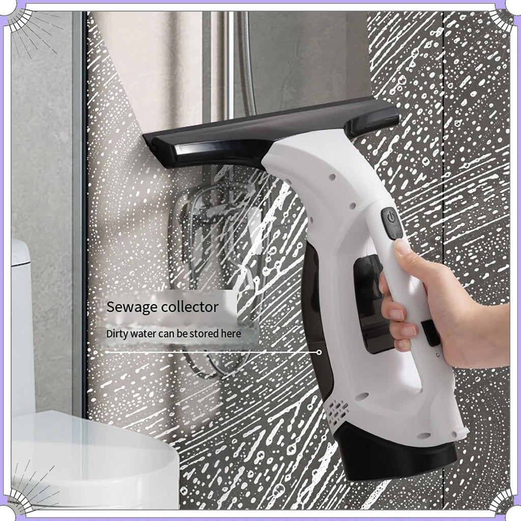 Cordless Electric Window Cleaner Machine – Rechargeable Automatic Portable Glass Cleaning Tool