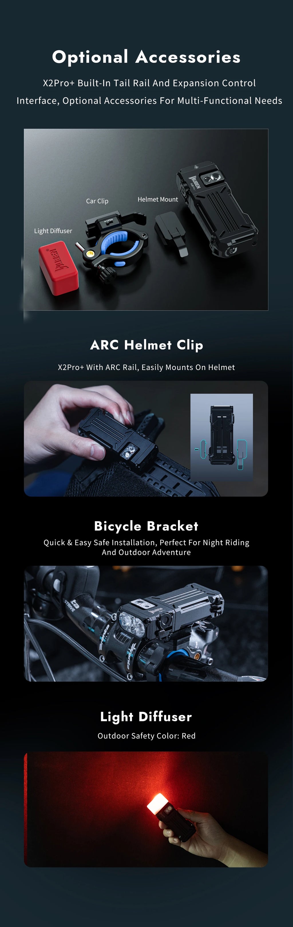 WUBEN X2 PRO+ 1500 Lumen USB-C EDC Flashlight – Dual 920mAh Battery, Pocket Clip & Magnetic Tail
